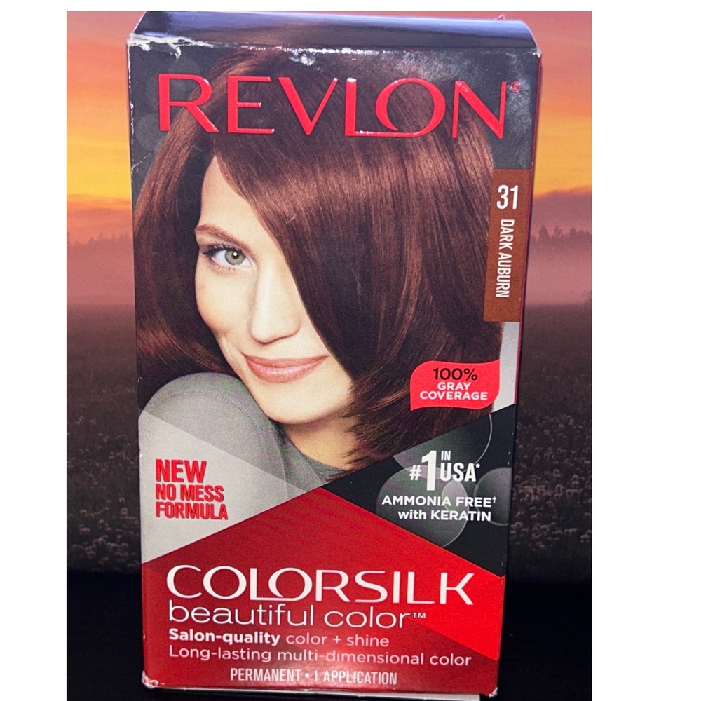 Revlon ColorSilk Beautiful Color 31 Dark Auburn Hair Dye Permanent